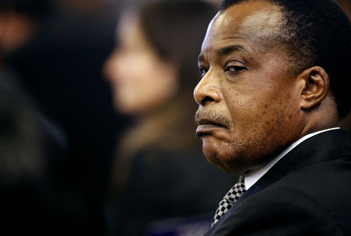 President of the Republic of Congo Denis Sassou-Nguesso at a Food Security Summit in Rome, 2009. Credit: Pier Paolo Cito / Reuters