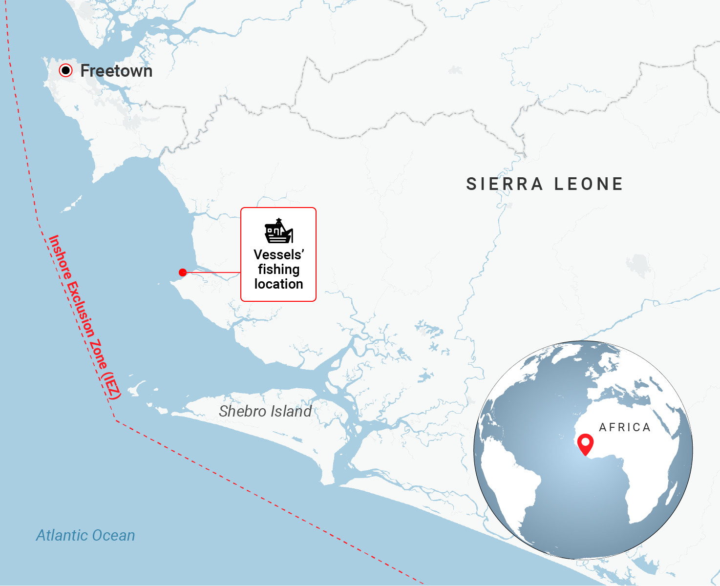 Fishing incident graphic