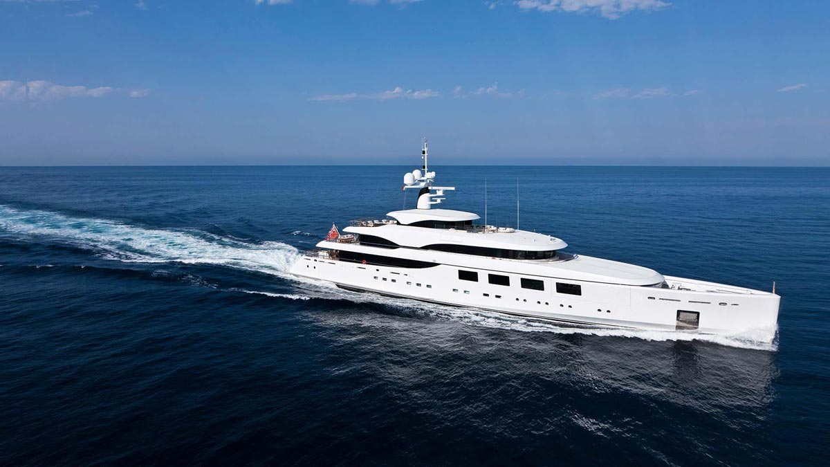 Baevskiy's boat the Rahil, formerly the Nataly, has won an award for best design. (Photo by: Benetti Yachts)