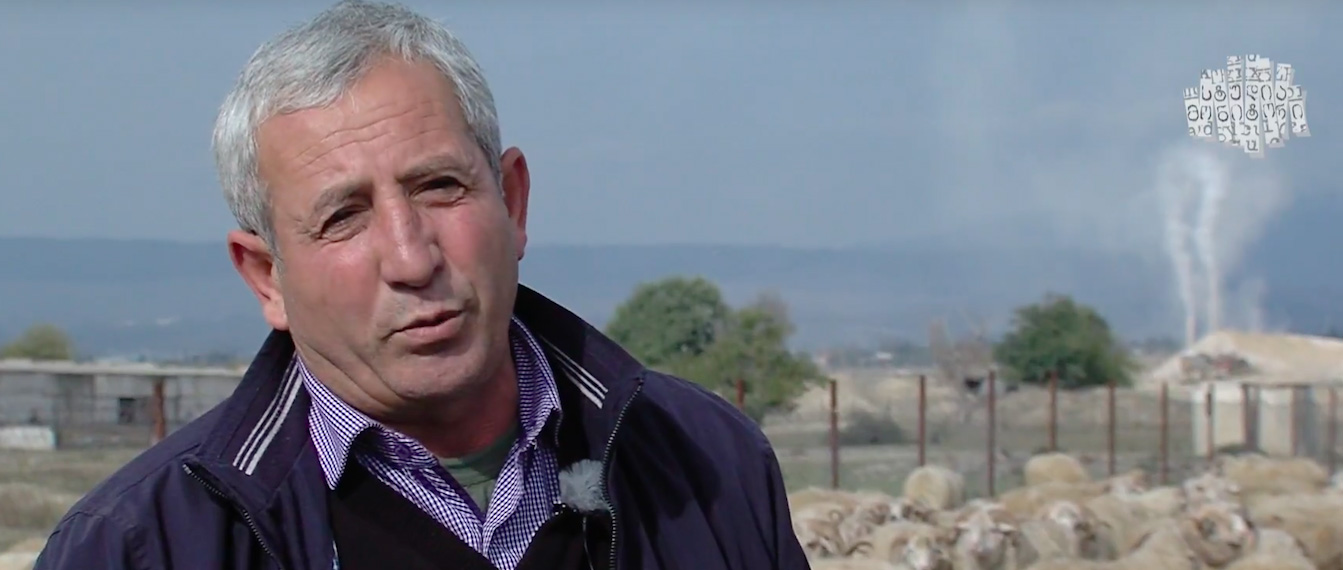 Musakhan Uzbashiev, Georgian sheep farmer. (Photo: Studio Monitor)