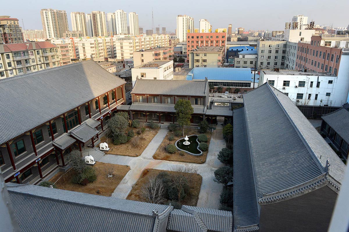 De luxe residentie van Gu Junshan in Puyang