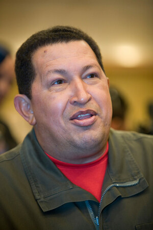Voormalig president van Venezuela, Hugo Chávez
