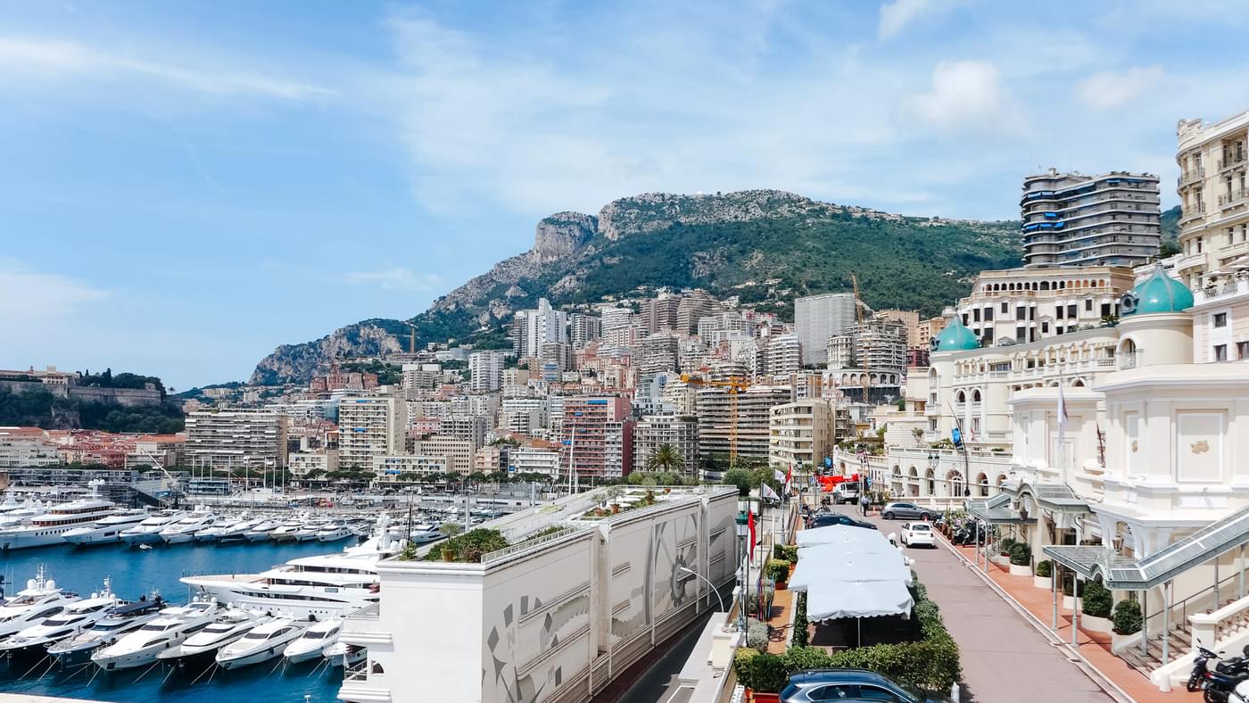Monacos main harbor