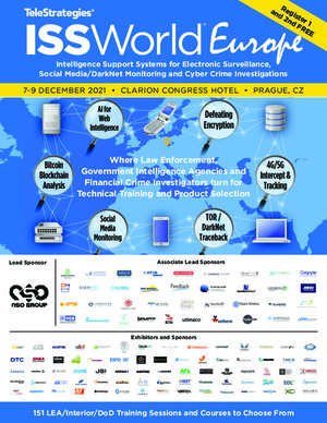 The frontpage of the ISS World Europe advertisement