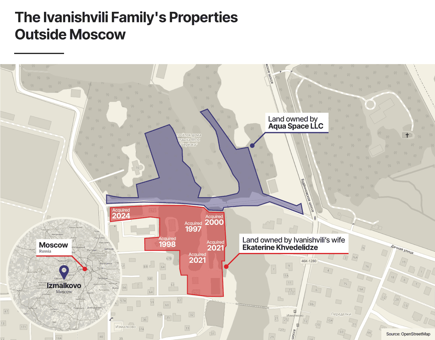 Map of properties