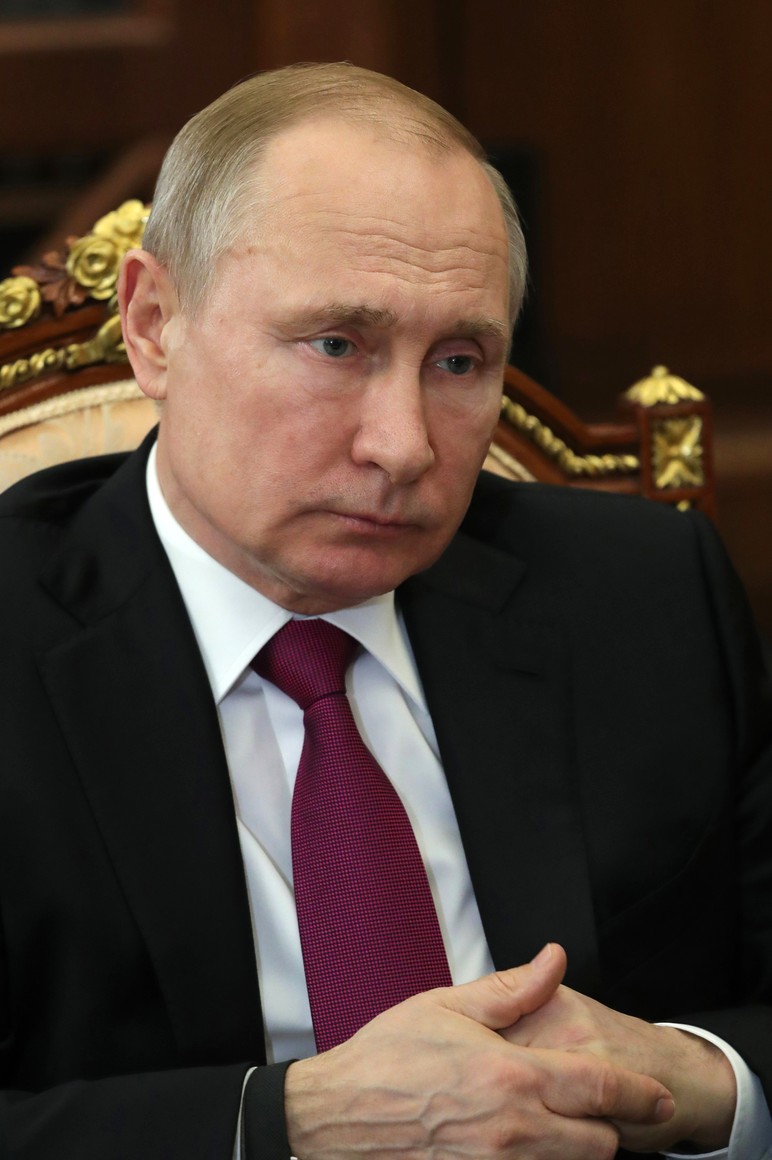 Vladimir Putin with Mikhail Mishustin 2019 05 06 01