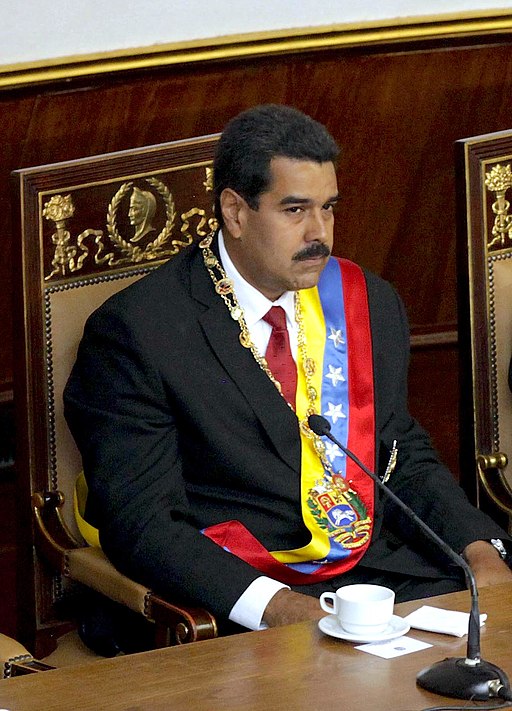 512px-Nicolas Maduro assuming office
