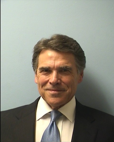 Gov. Rick Perry's mug shot (Photo: Travis County Sheriff's Department)