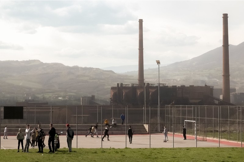 School football pitch